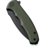 Складной нож CIVIVI MINI PRAXIS Blackwash сталь D2, рукоять OD Green G10 C18026C-1